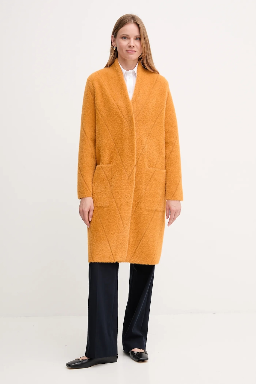 Joseph Ribkoff palton culoarea galben, 253955