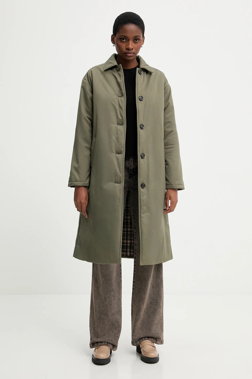 Пальто United Colors of Benetton цвет зелёный  2I1UDN08F