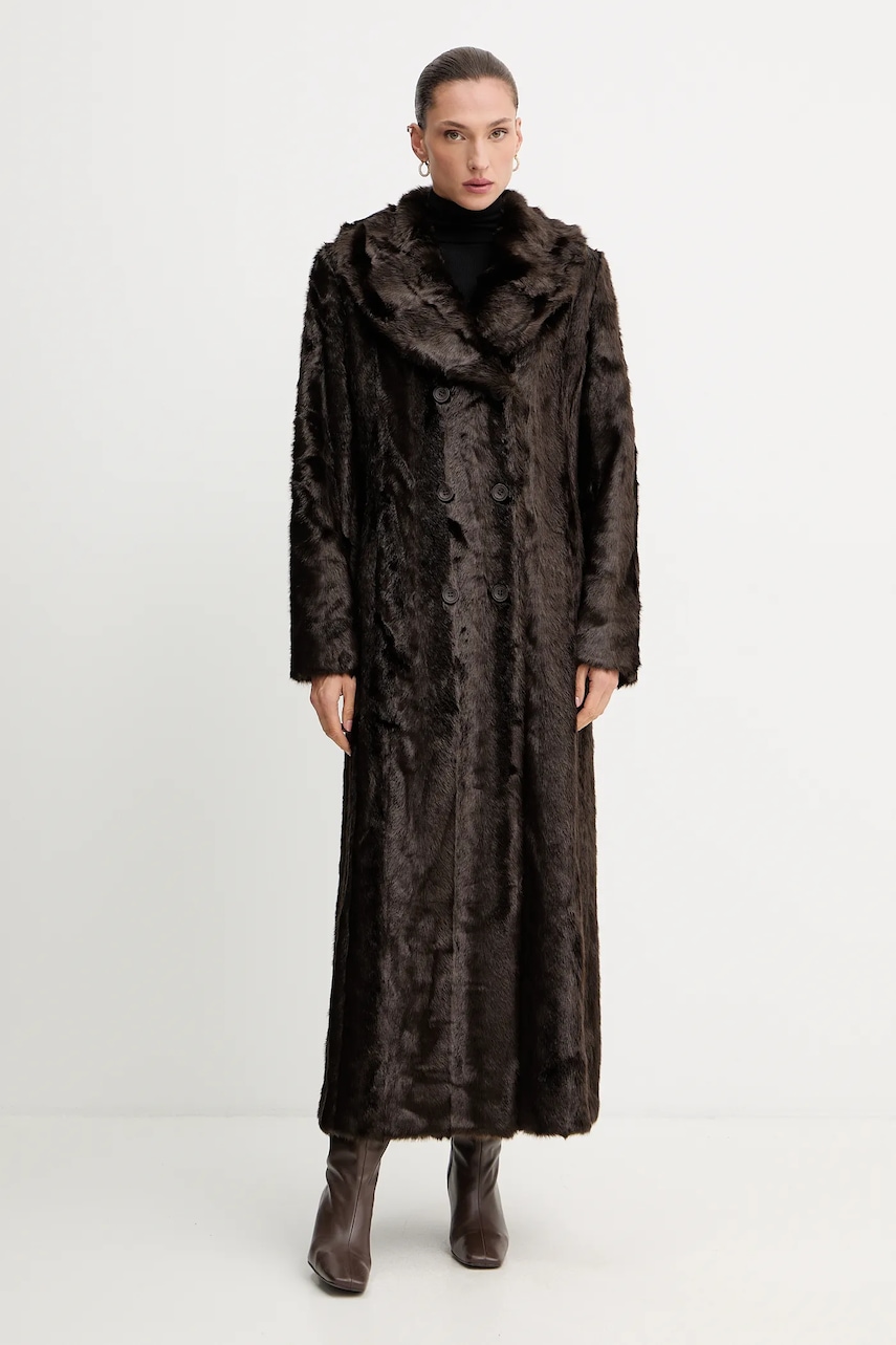 Blugirl Blumarine palton culoarea maro, RF5141.E0854