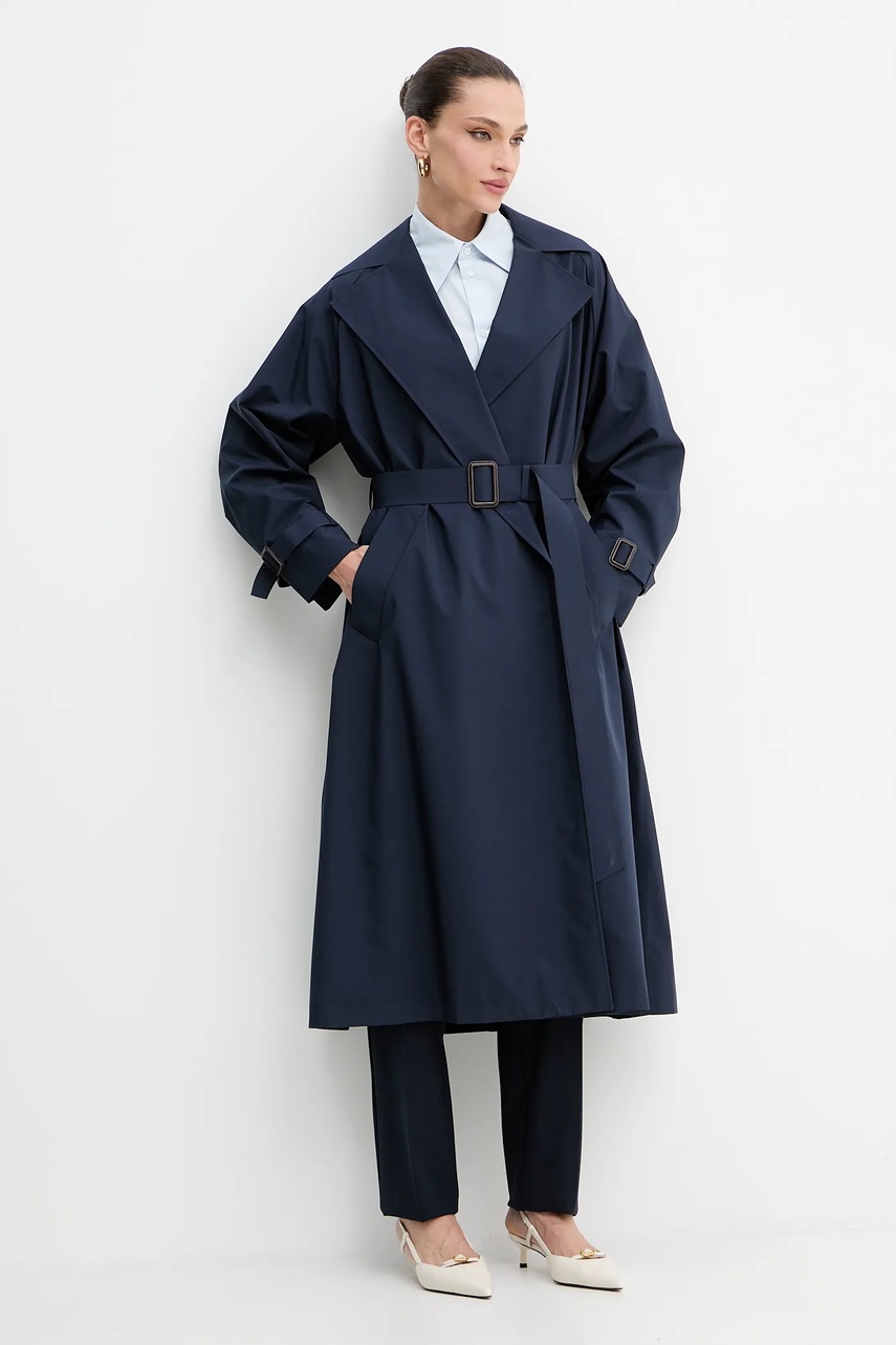 Пальто Weekend Max Mara FATTO цвет синий  2525026011600