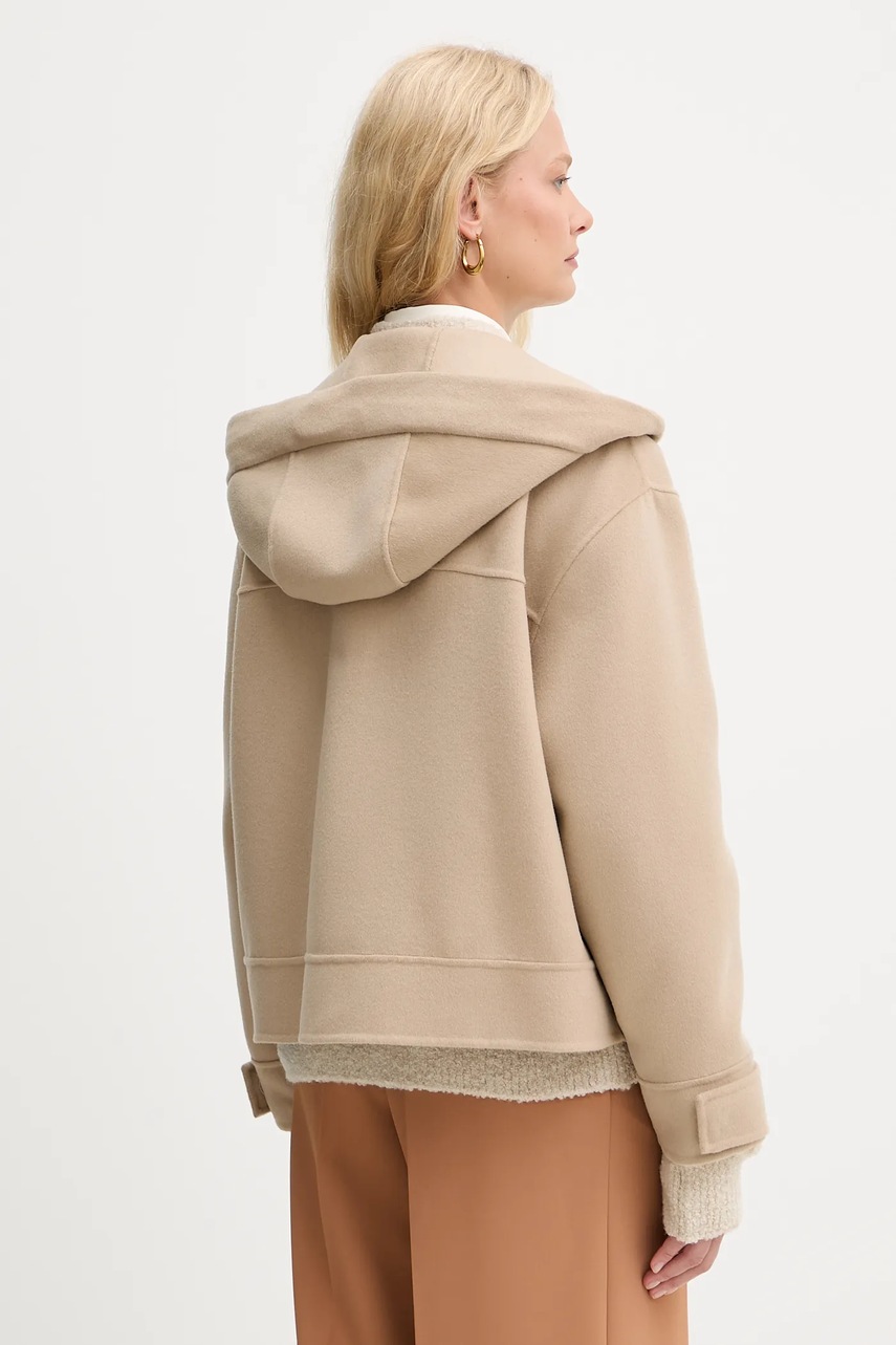 Παλτό Weekend Max Mara GARY χρώμα: πράσινο, 2525086041600 φωτογραφία