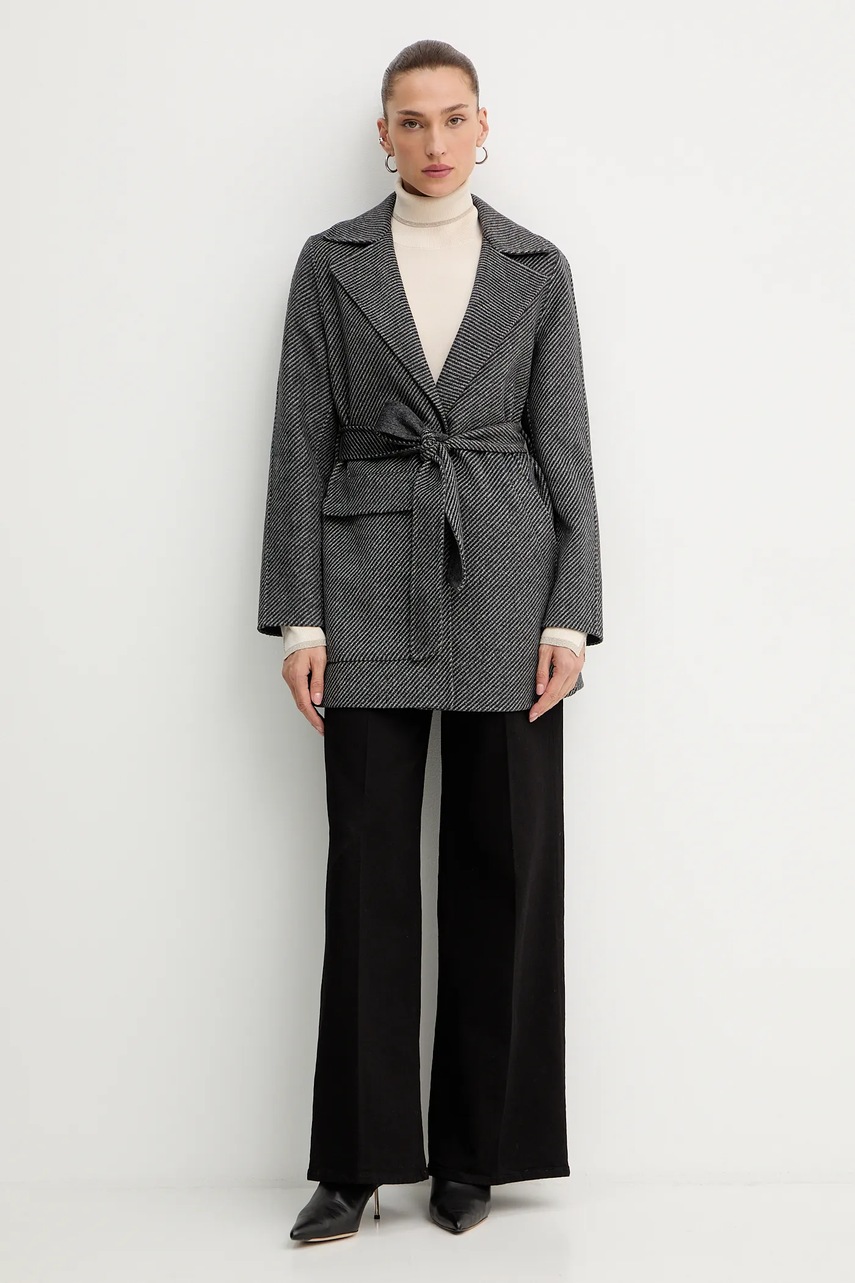 Пальто с добавлением шерсти Armani Exchange цвет серый  XW000692 AF16201