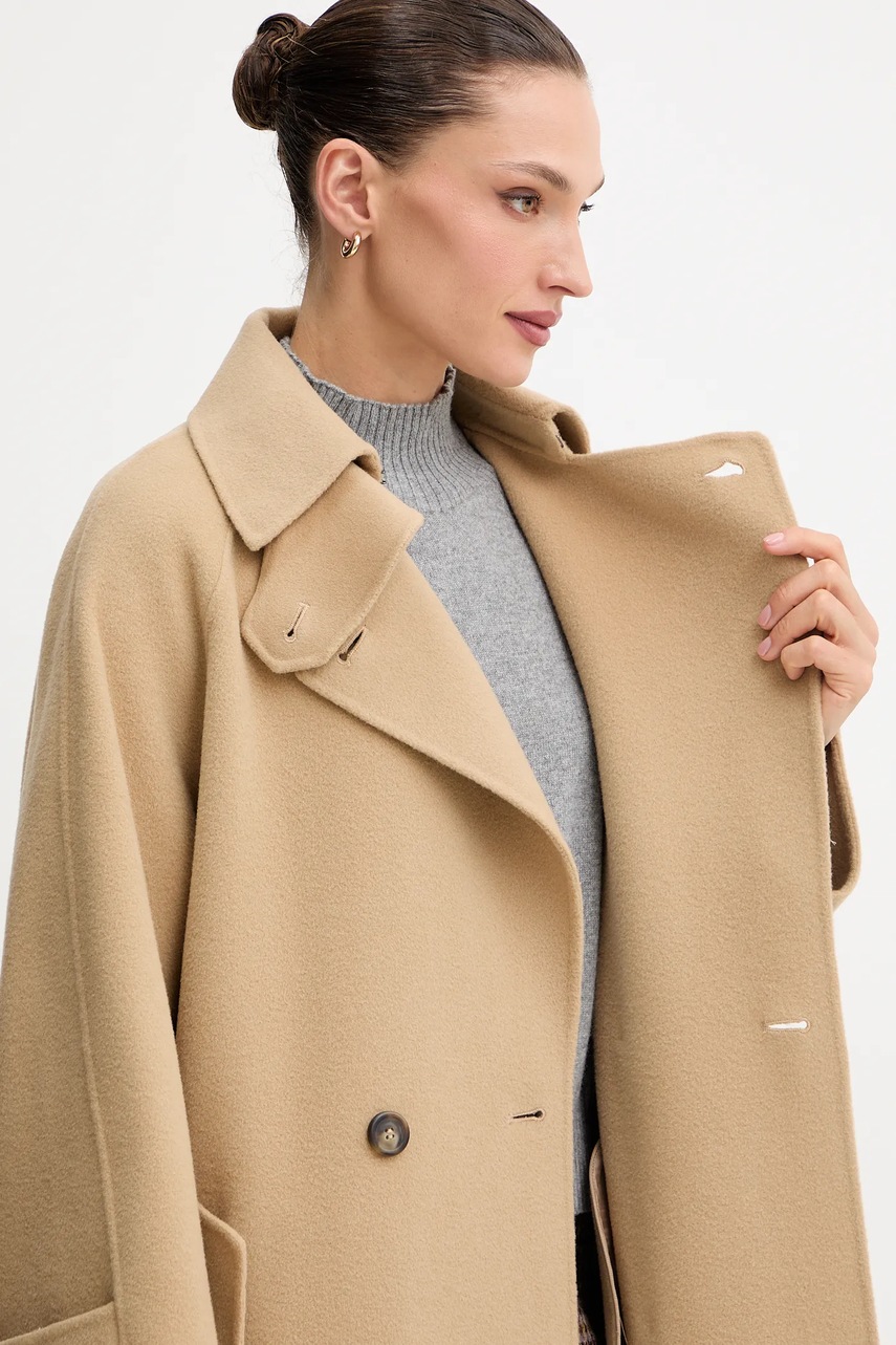 Vlněný kabát Weekend Max Mara CADINE (obrázek 7)