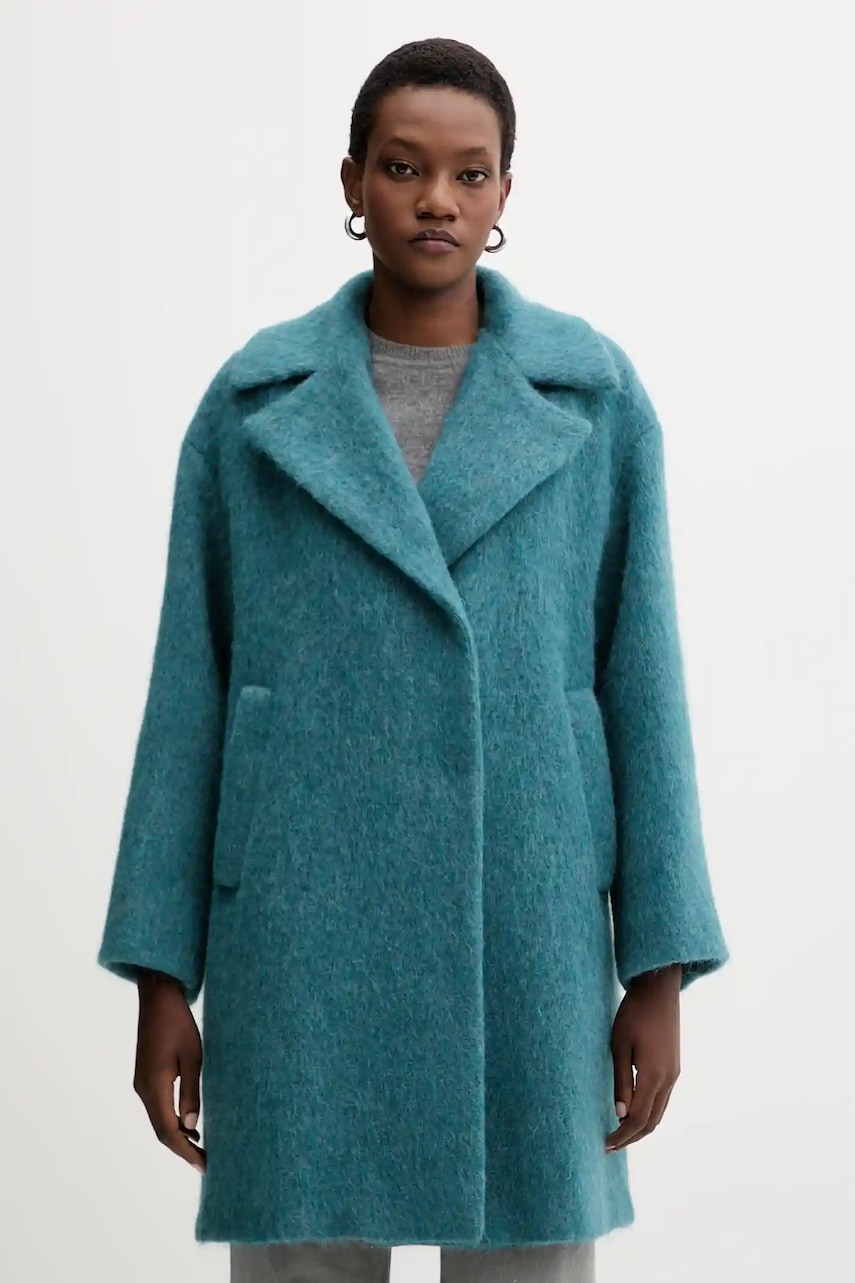 Weekend Max Mara palton de lână RADA culoarea verde, 2525016142600