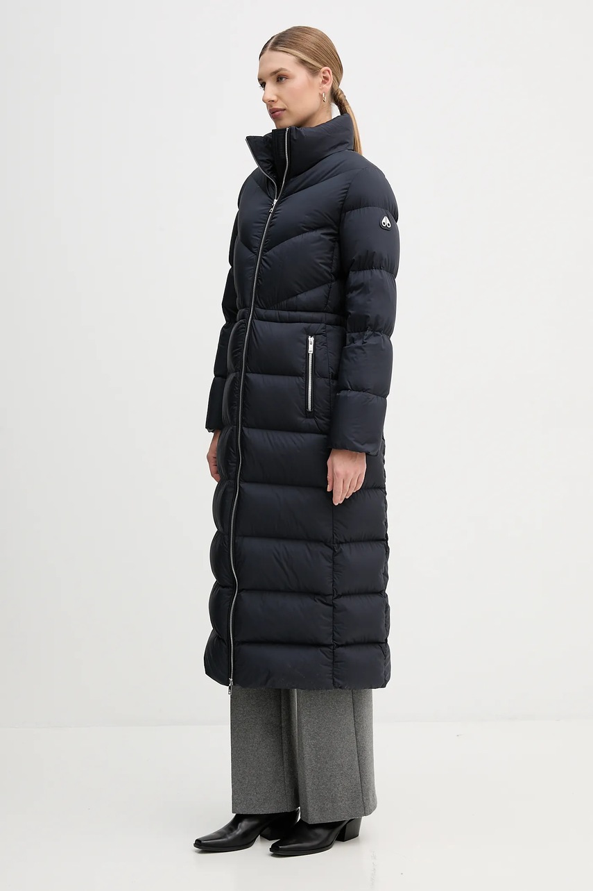 Μπουφάν με επένδυση από πούπουλα MOOSE KNUCKLES χρώμα: ναυτικό μπλε, M35LP241S φωτογραφία