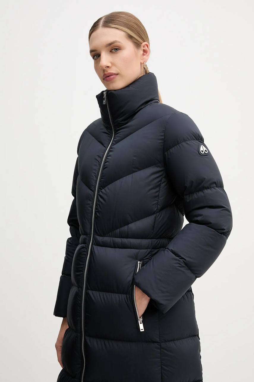 Μπουφάν με επένδυση από πούπουλα MOOSE KNUCKLES Belle χρώμα: ναυτικό μπλε, M35LP241S φωτογραφία