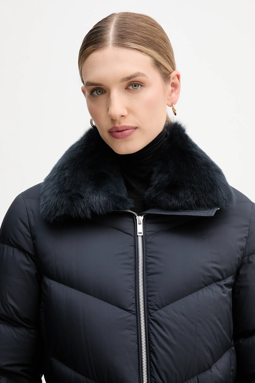 Μπουφάν με επένδυση από πούπουλα MOOSE KNUCKLES Belle χρώμα: ναυτικό μπλε, M35LP241S φωτογραφία