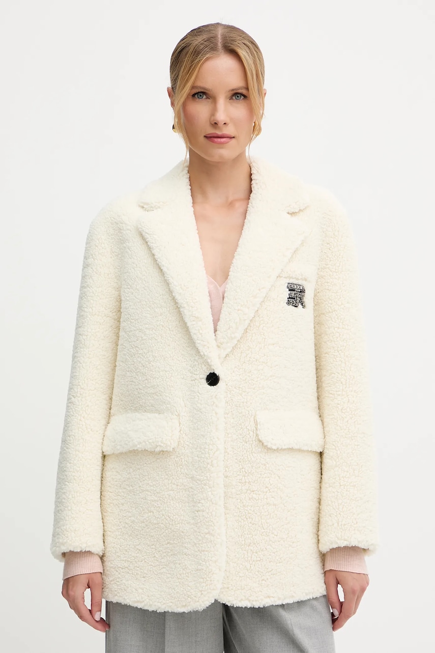 Ermanno Scervino palton culoarea bej, 57TD018E96