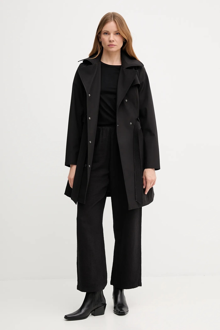 Тренч Dkny цвет чёрный  DLEMPY37