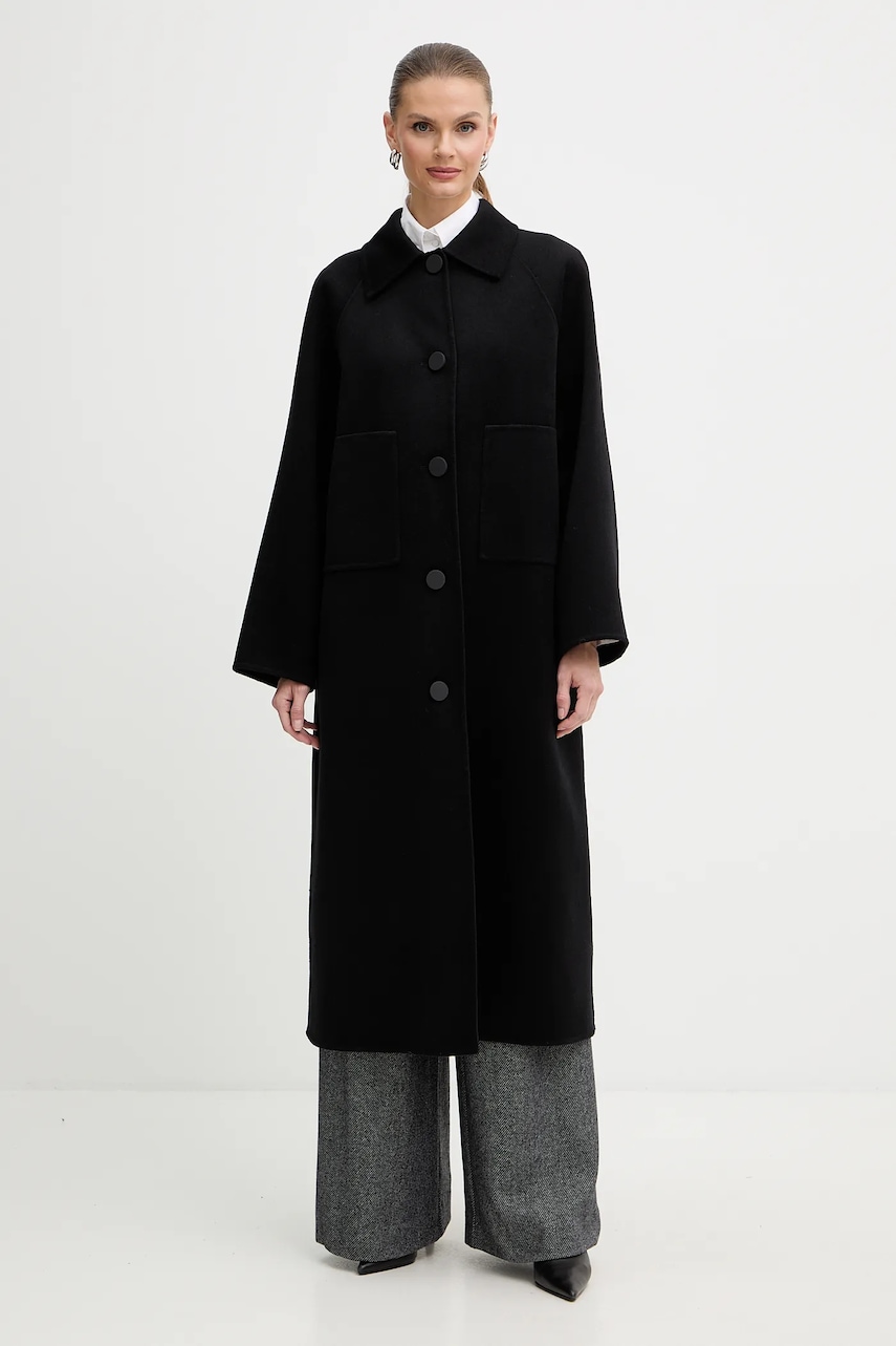 Armani Exchange haină cu lână culoarea negru, XW001234 AF16216