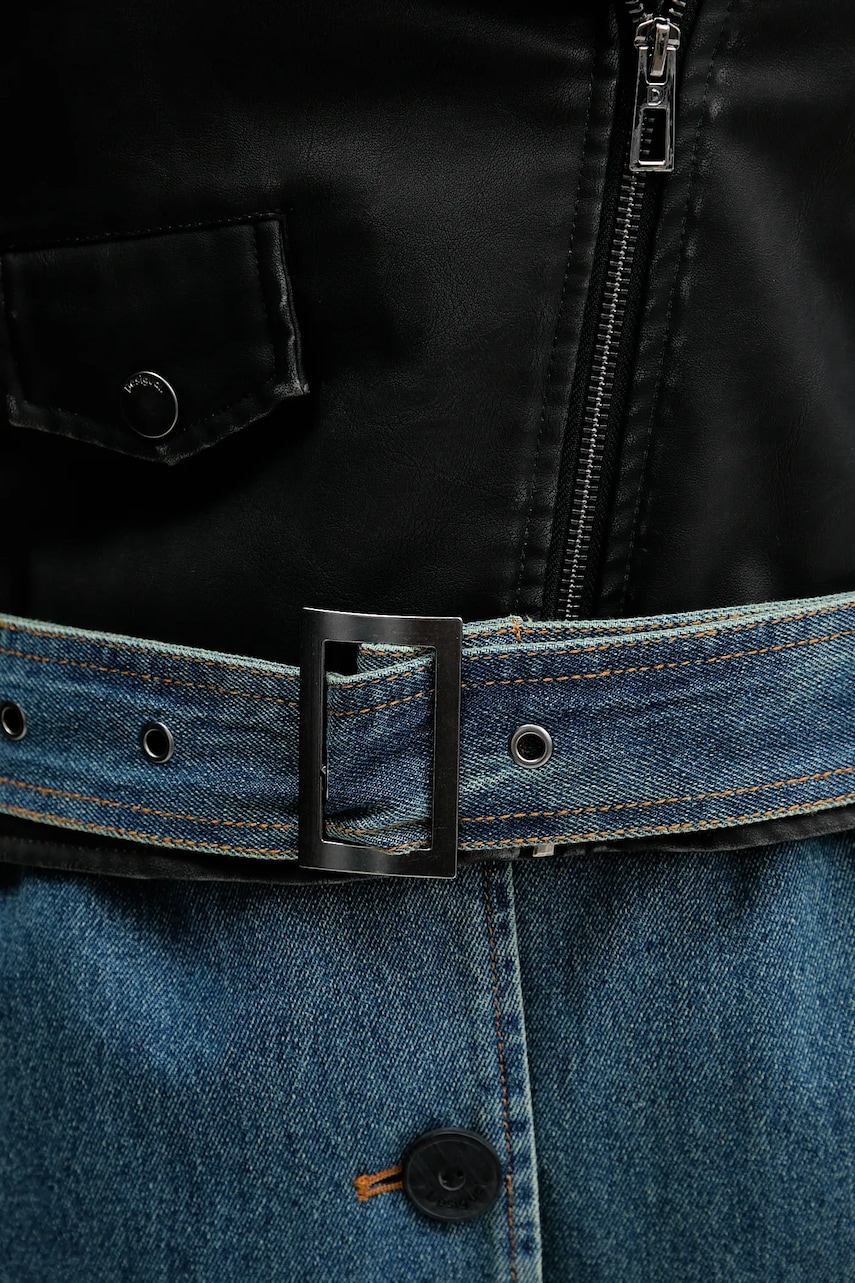 Rifľový kabát Desigual DENIMBIK