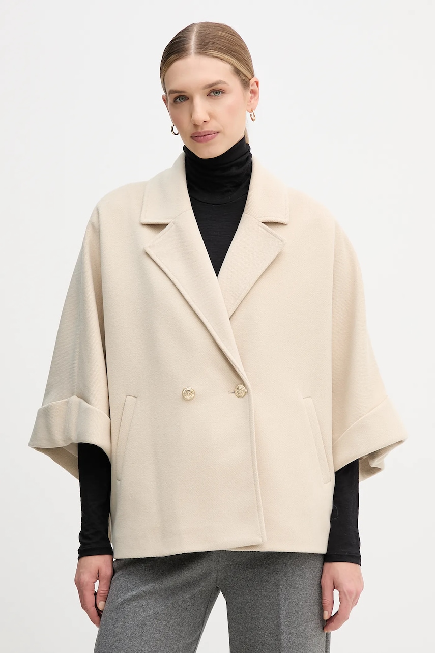 Gaudi palton culoarea bej, 521FD35015