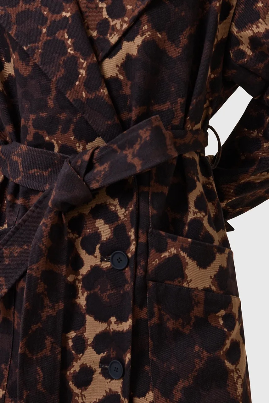 Βαμβακερό παλτό AllSaints ABEL φωτογραφία