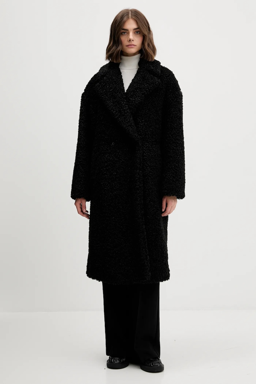 HUGO palton culoarea negru, 50547610