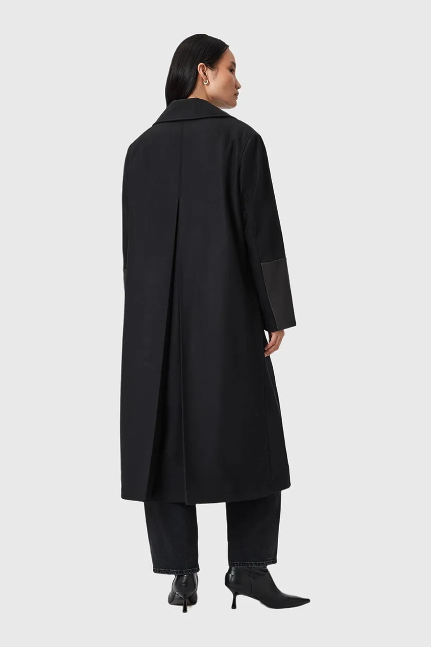 Kabát s prímesou vlny AllSaints SELLMA