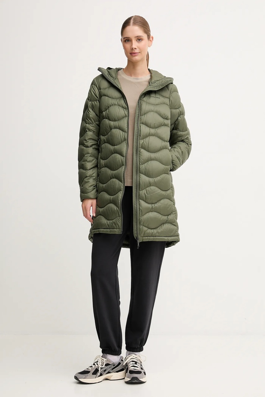 Пуховая куртка Peak Performance HELIUM цвет зелёный демисезонная G79849