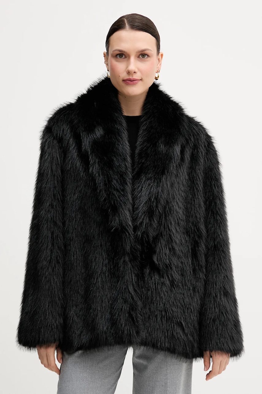 Sandro Ferrone palton culoarea negru, S15YBFGENNY