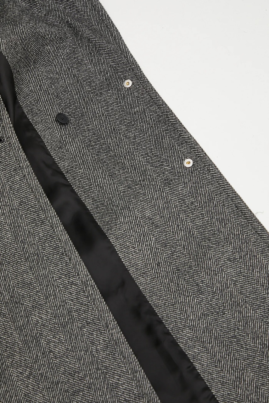 Kabát s příměsí vlny Fiorucci Herringbone Maxi (obrázek 4)