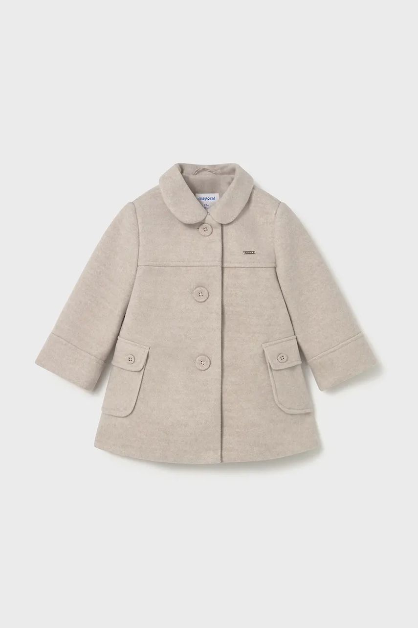 Mayoral palton pentru copii culoare bej 2433