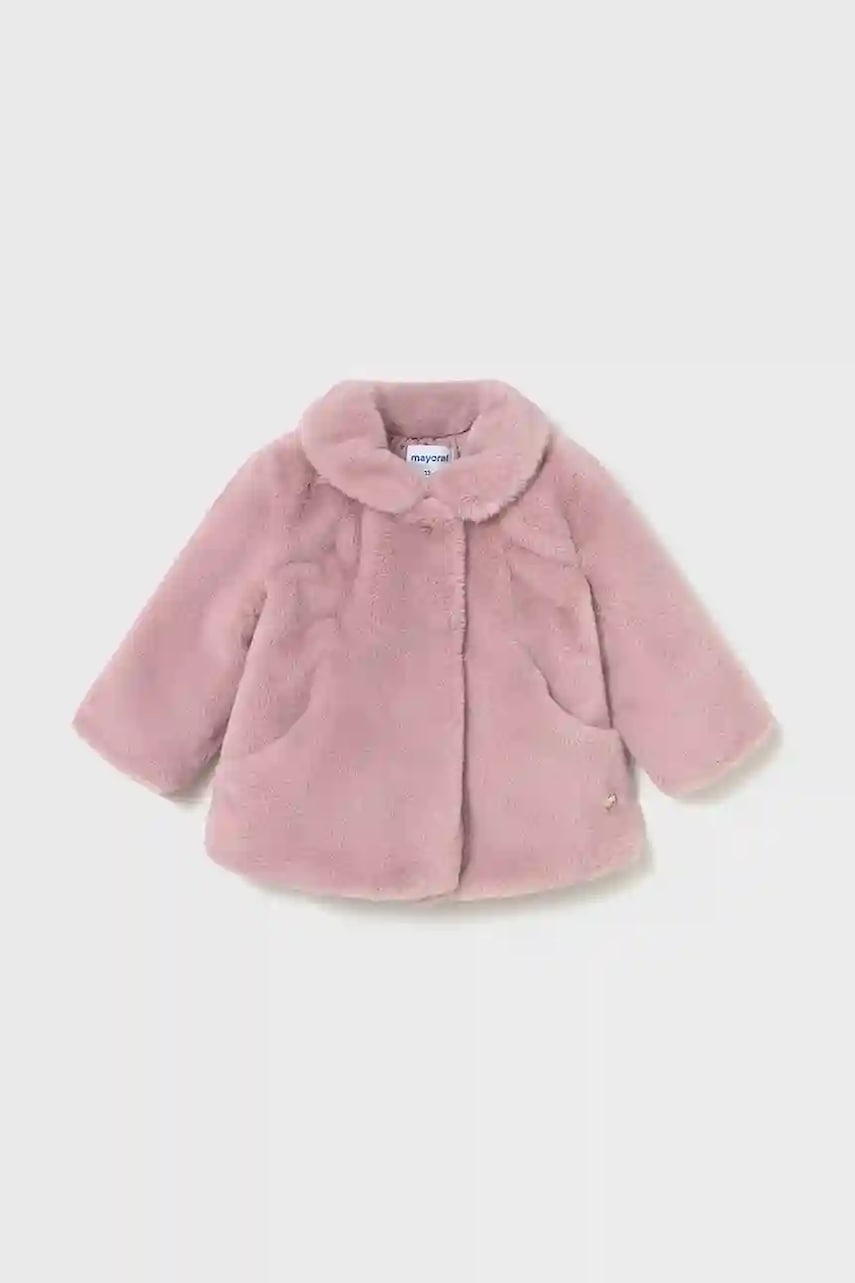Mayoral palton pentru copii culoarea roz 2434