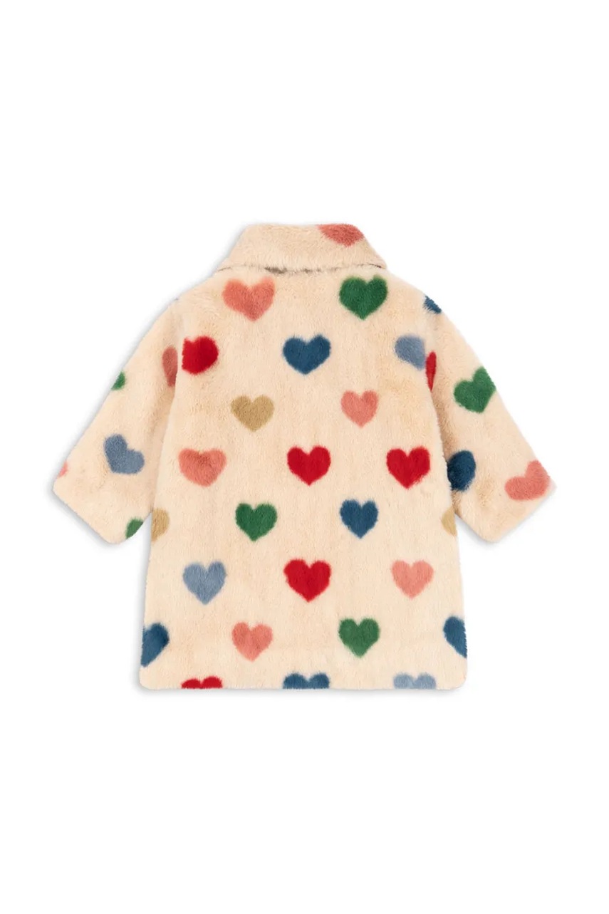 Детский плащ Konges Sløjd FUZZIE COAT GRS цвет бежевый KS103582