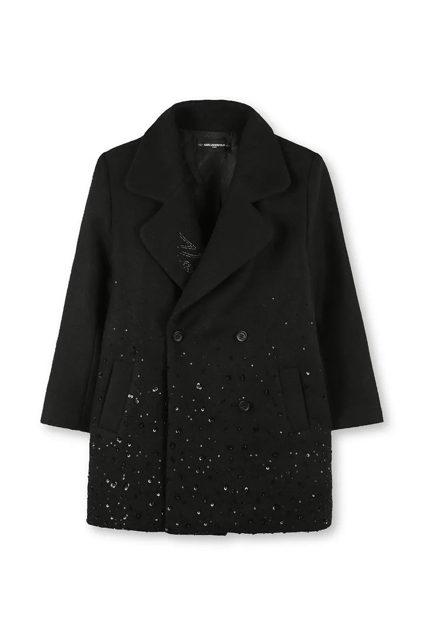 Детский плащ Karl Lagerfeld цвет чёрный Z30604