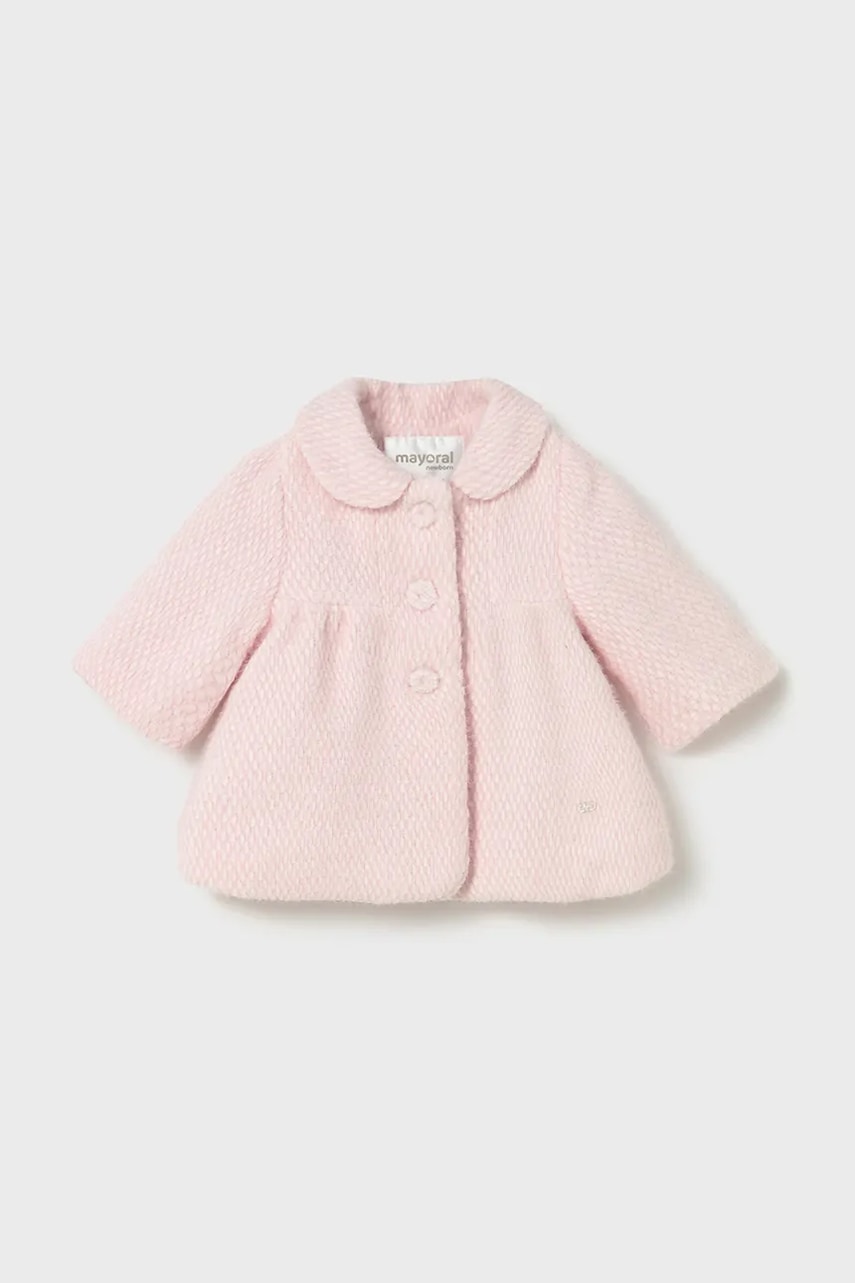 Mayoral Newborn haină de bebe culoarea roz, 2401