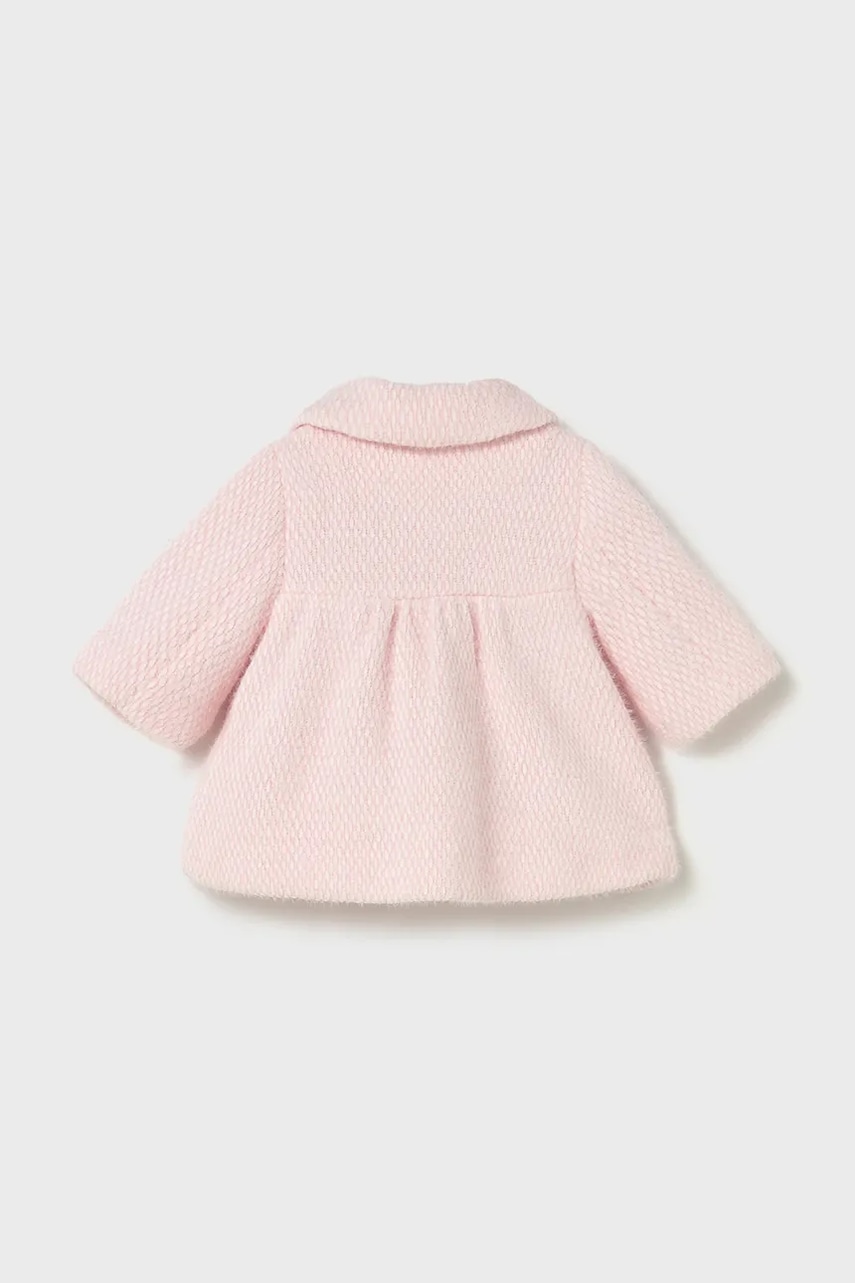 Пальто для малышей Mayoral Newborn цвет розовый 2401 Пальто для малышей Mayoral Newborn цвет розовый 2401
