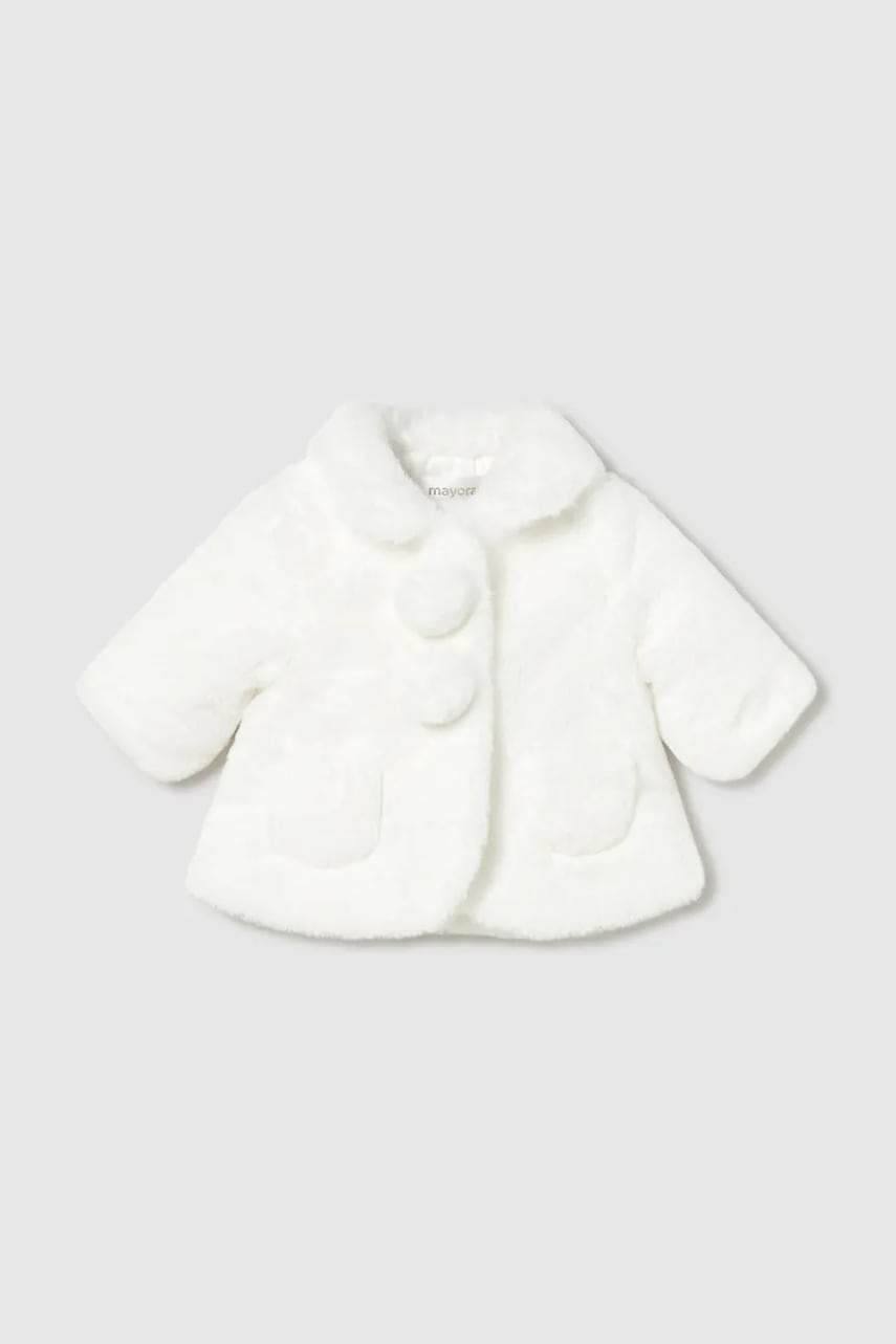 Mayoral Newborn palton pentru copii culoare bej 2402 Mayoral Newborn palton pentru copii culoare bej 2402