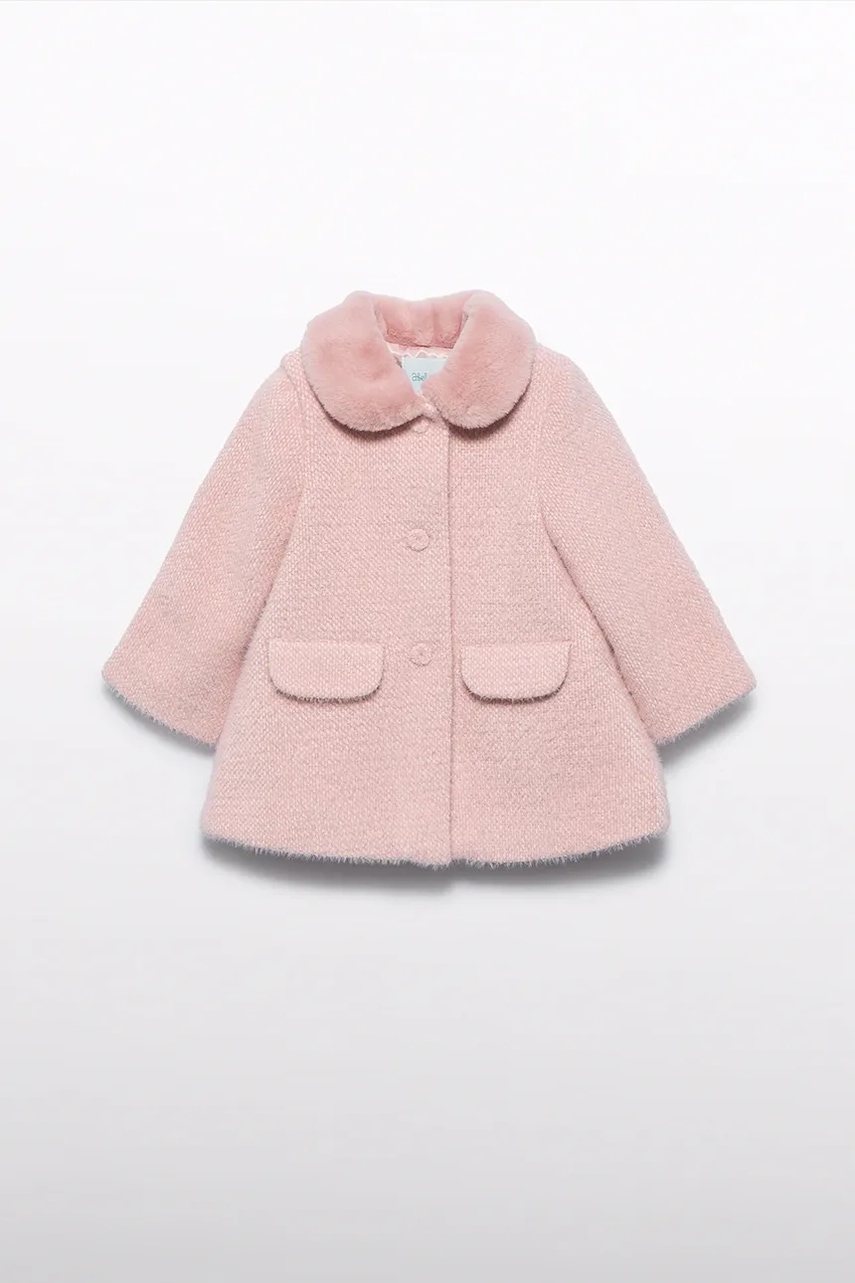 Abel&Lula palton bebe culoarea roz, 5819