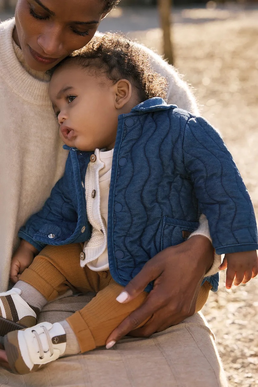 Mayoral Newborn geacă bebe culoarea bleumarin, 2497