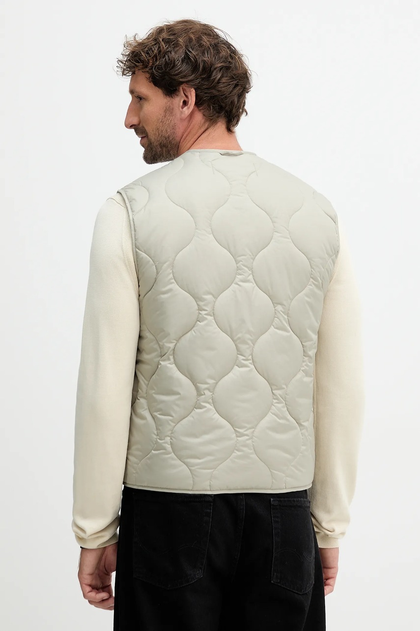 Παλτό United Colors of Benetton χρώμα: μπεζ, 2VYAUN06L φωτογραφία