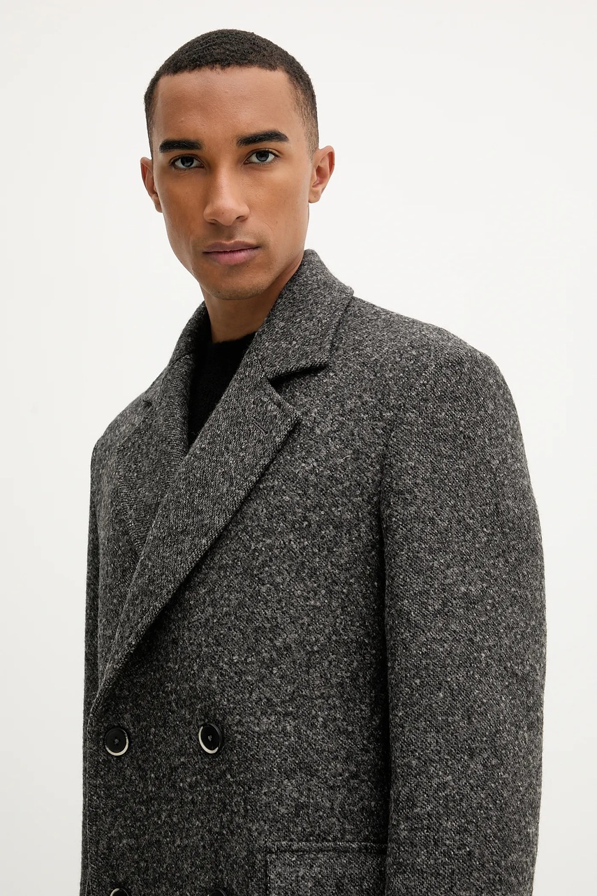 Kabát s vlnou BARENA VENEZIA Capospalla Gazabin (obrázek 4)