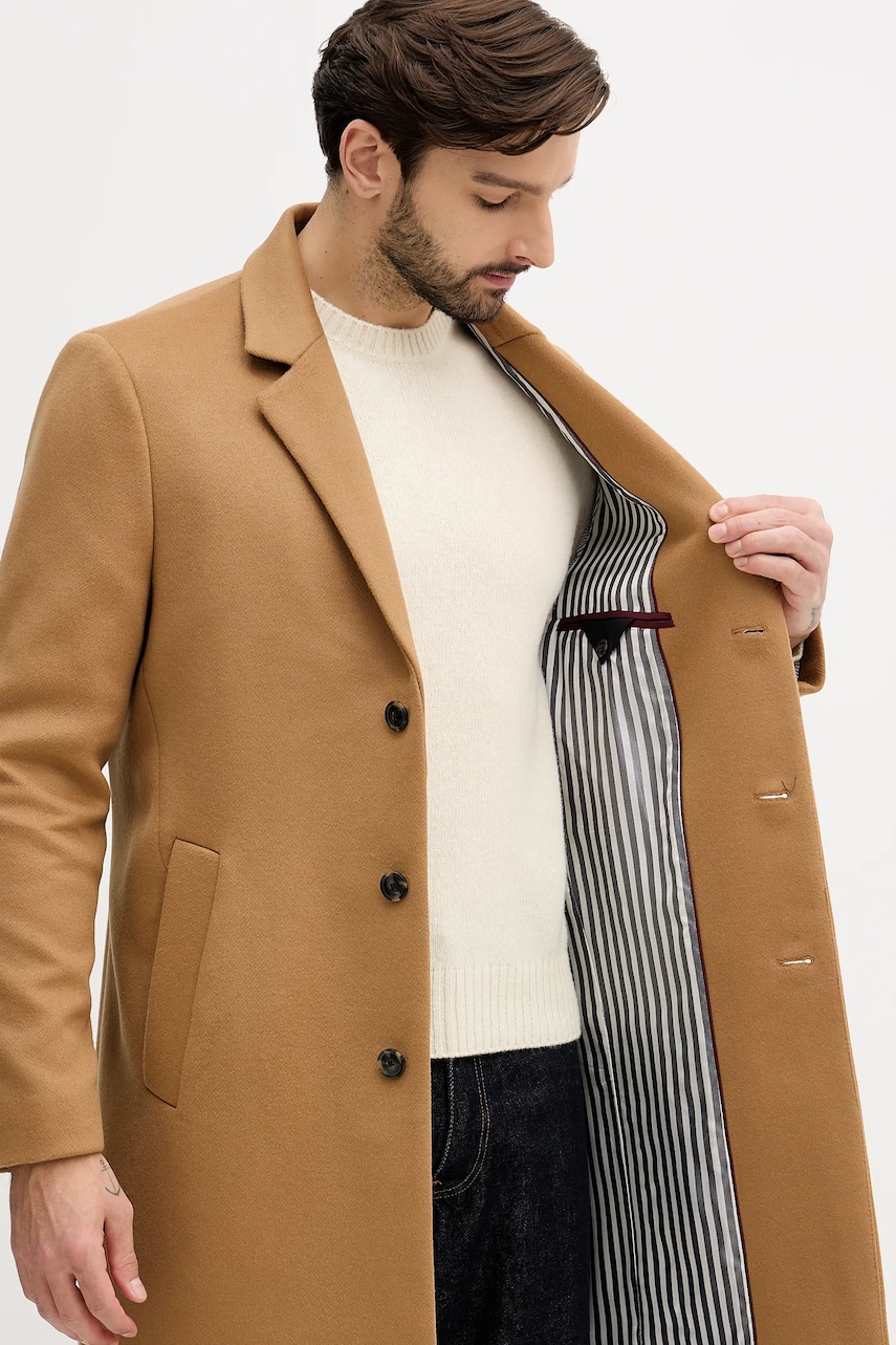 Vlnený kabát Tommy Hilfiger