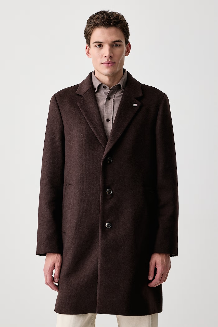 Tommy Hilfiger  palton pentru bărbați cu lână
