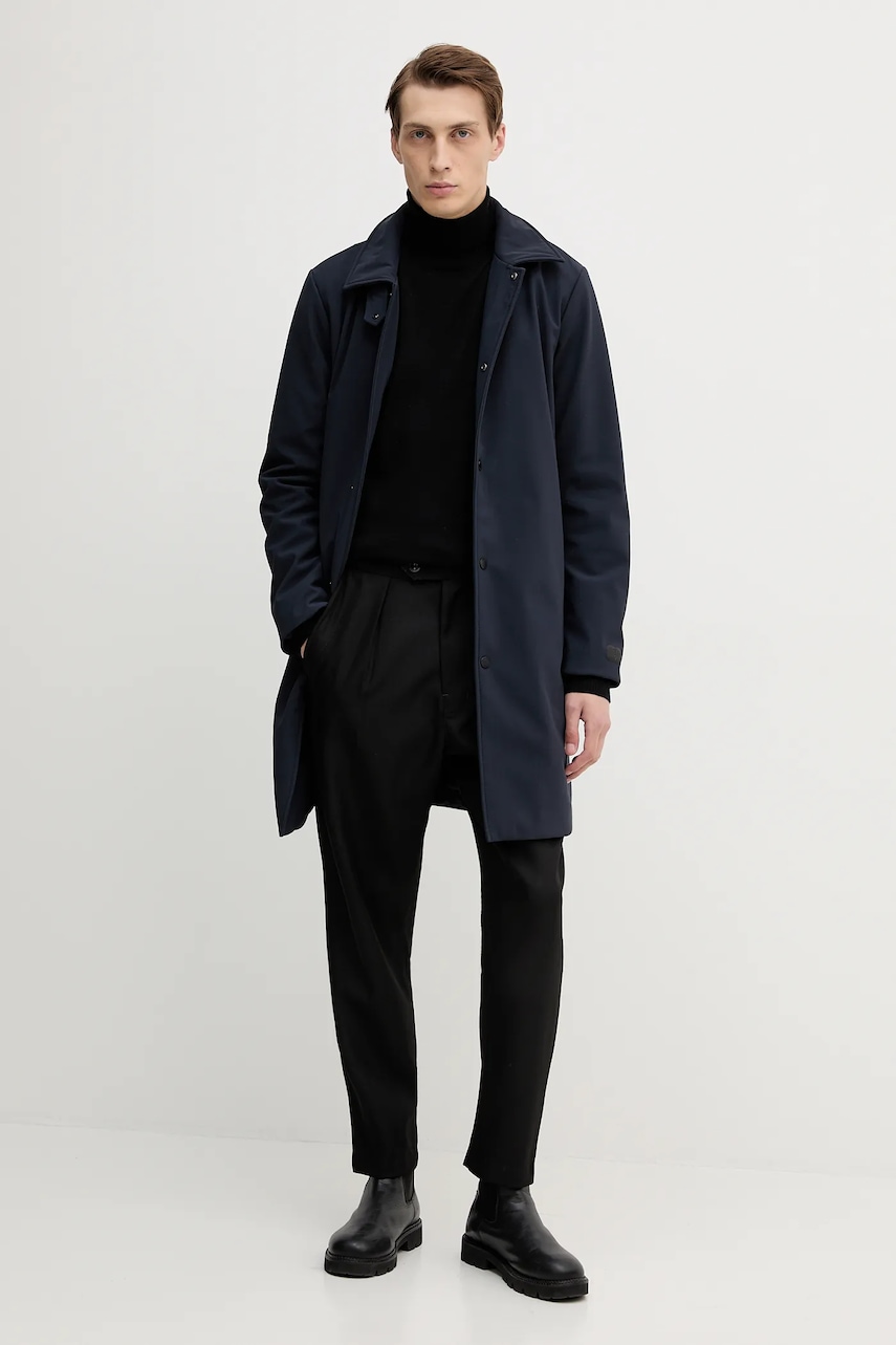Пальто Trussardi цвет синий 8023M000006N Пальто Trussardi цвет синий 8023M000006N