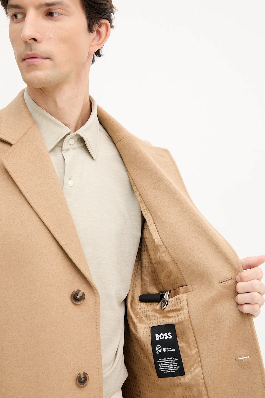 Vlněný kabát BOSS H-Hyde-254
