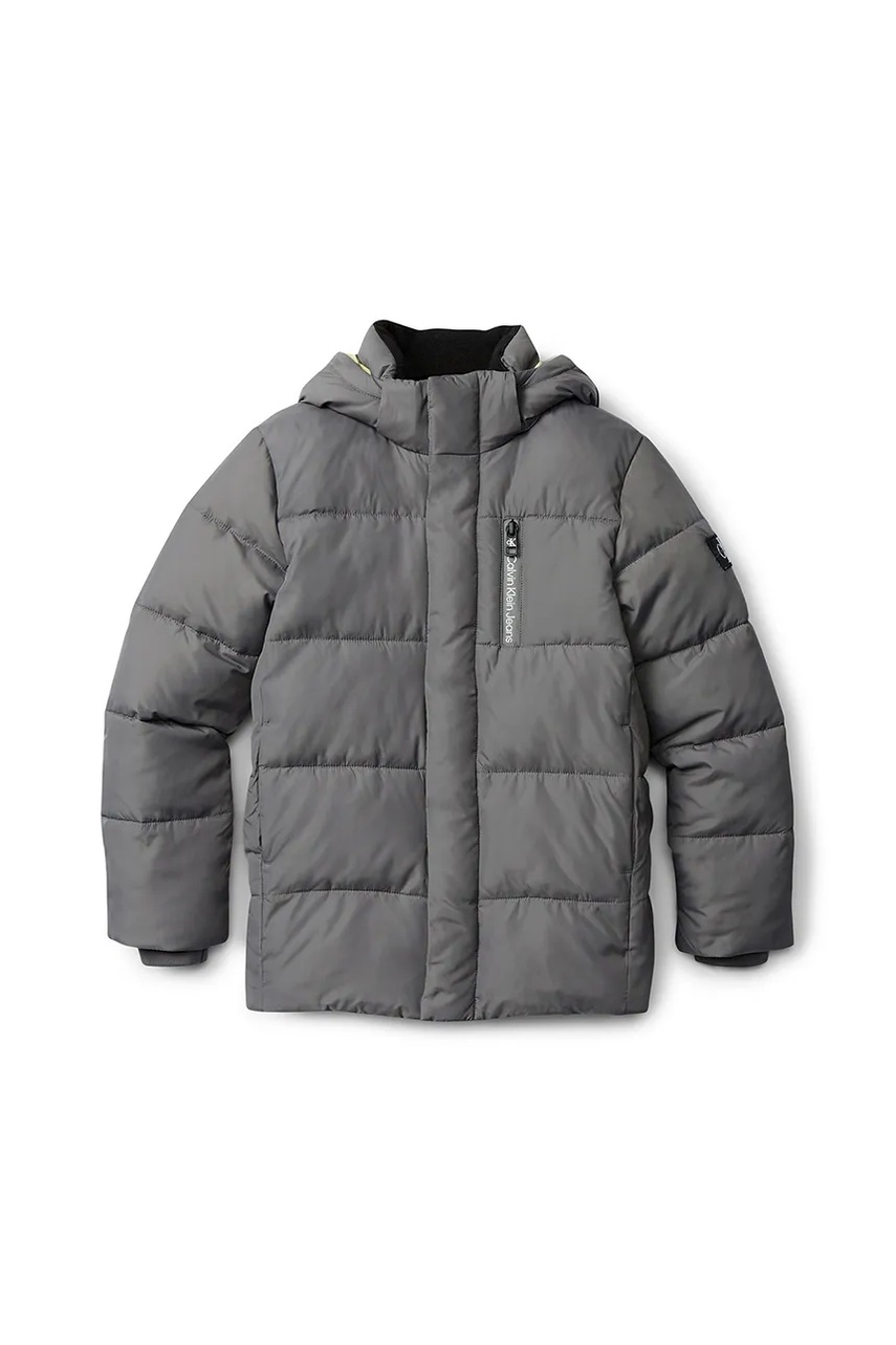 Детская зимняя куртка Calvin Klein Jeans цвет бежевый IB0IB01276
