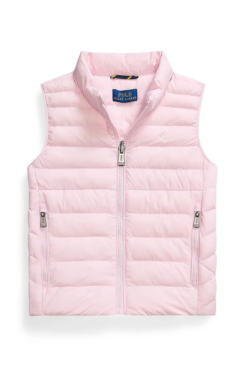 Levně Dětská vesta Polo Ralph Lauren růžová barva, 322969872003