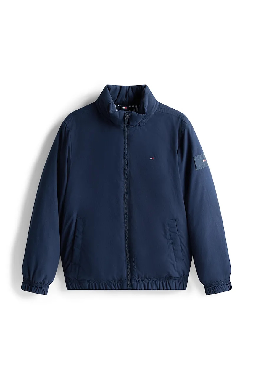 Детская куртка Tommy Hilfiger цвет синий KB0KB09852 Детская куртка Tommy Hilfiger цвет синий KB0KB09852