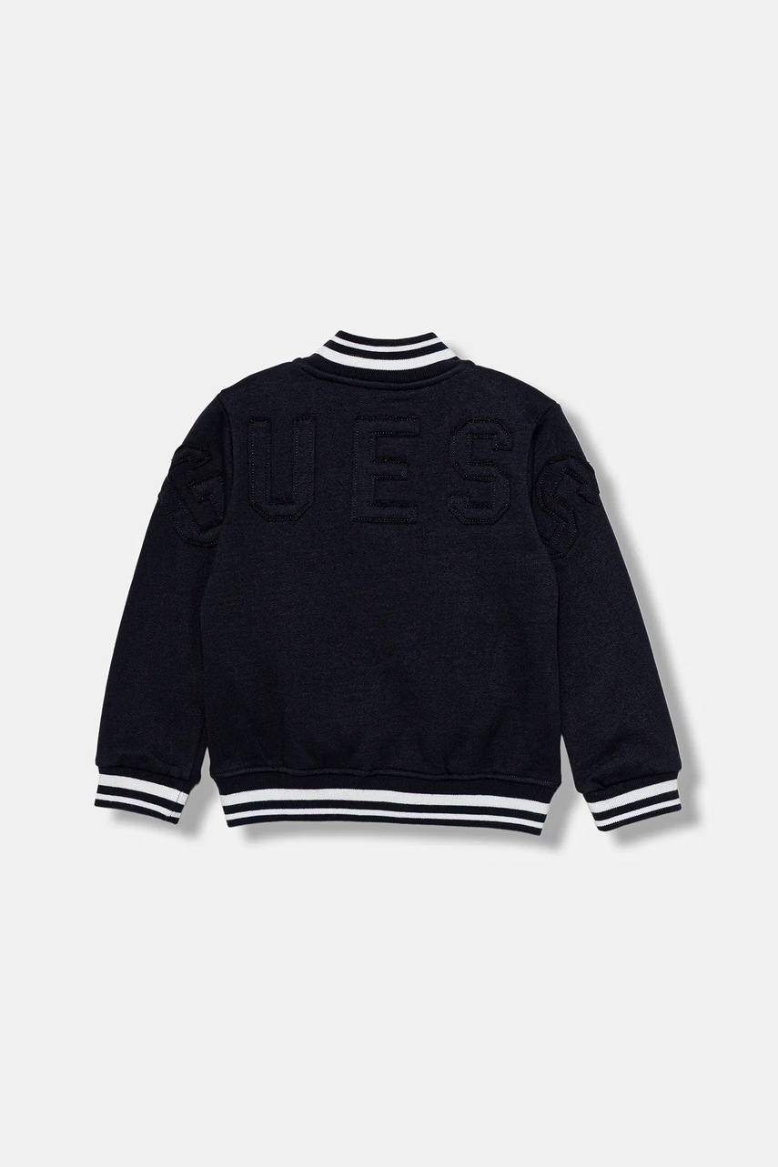 Детская кофта Guess цвет синий однотонная N5YQ10 K0160