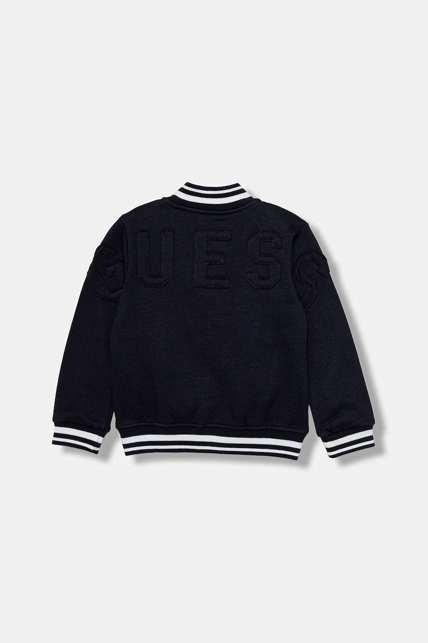 Детская кофта Guess цвет синий однотонная N5YQ10 K0160 Детская кофта Guess цвет синий однотонная N5YQ10 K0160
