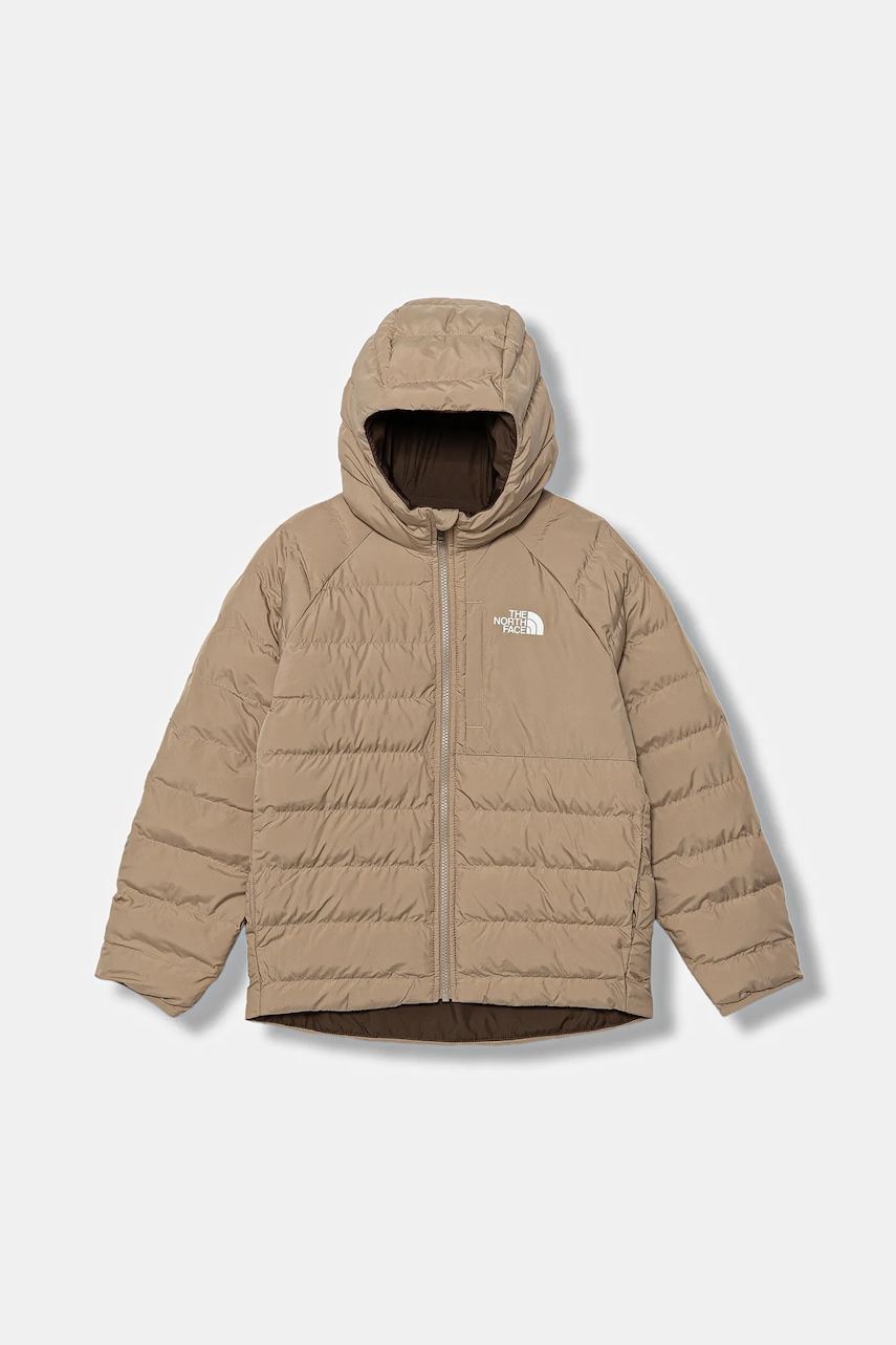 Дитяча двостороння куртка The North Face B REVERSIBLE PERRITO HOODED JACKET колір бежевий NF0A88TWBOX1 в Луцьку Дитяча двостороння куртка The North Face B REVERSIBLE PERRITO HOODED JACKET колір бежевий NF0A88TWBOX1 в Луцьку