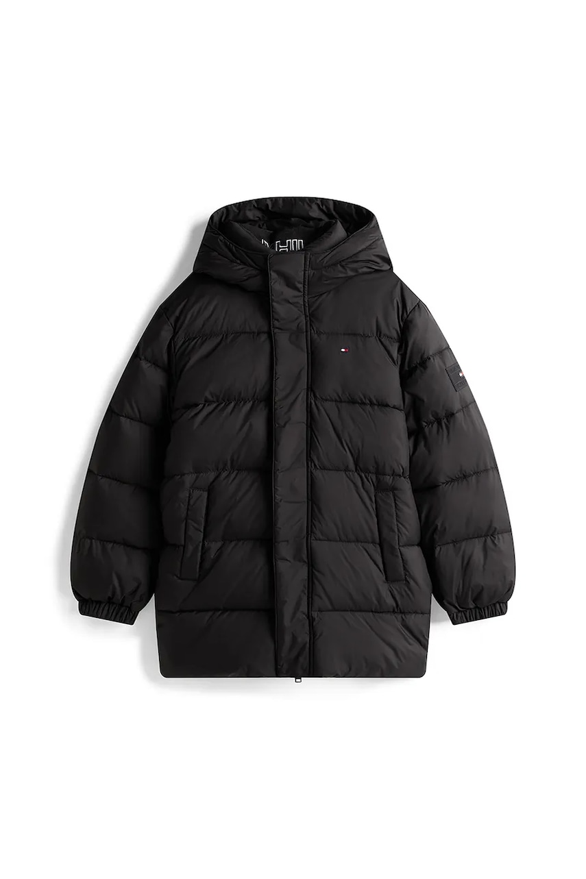 Детская куртка Tommy Hilfiger цвет чёрный KB0KB10002 Детская куртка Tommy Hilfiger цвет чёрный KB0KB10002