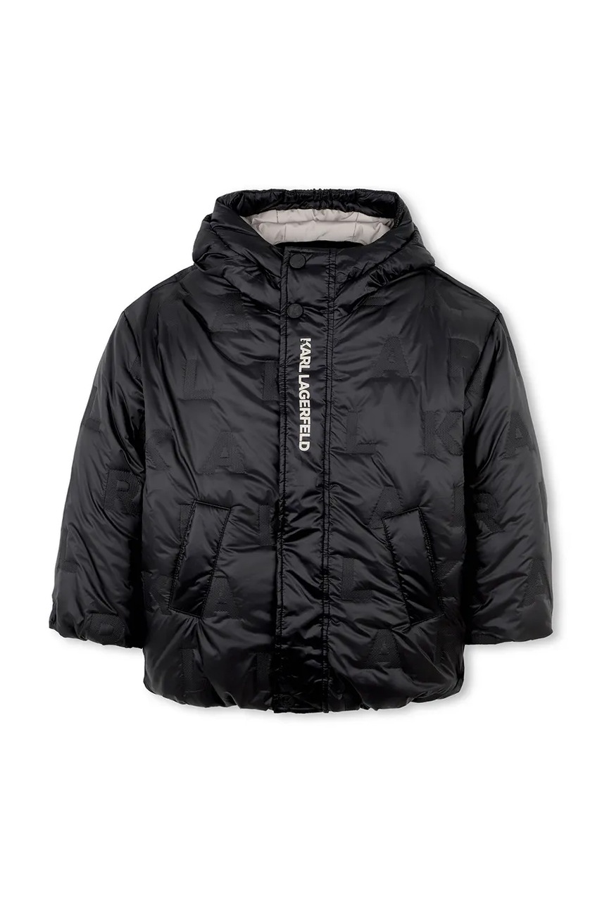 Karl Lagerfeld geacă copii culoarea negru, Z30947