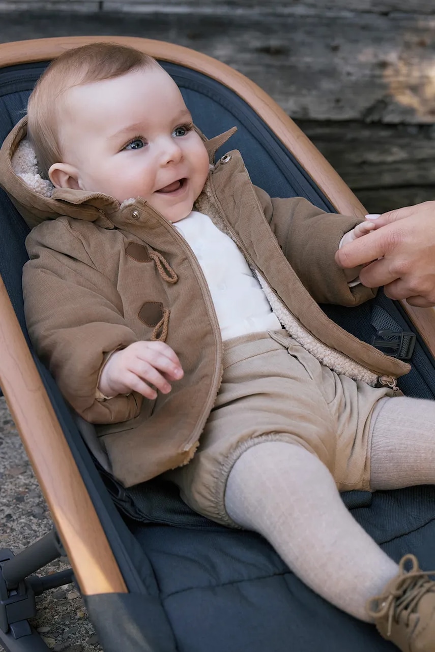 Mayoral Newborn geacă bebe culoarea maro, 2411