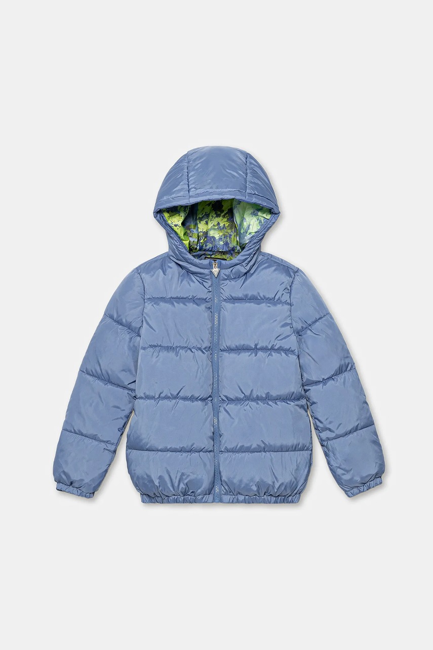 Levně Dětská bunda Guess modrá barva, L5BL16 W3090