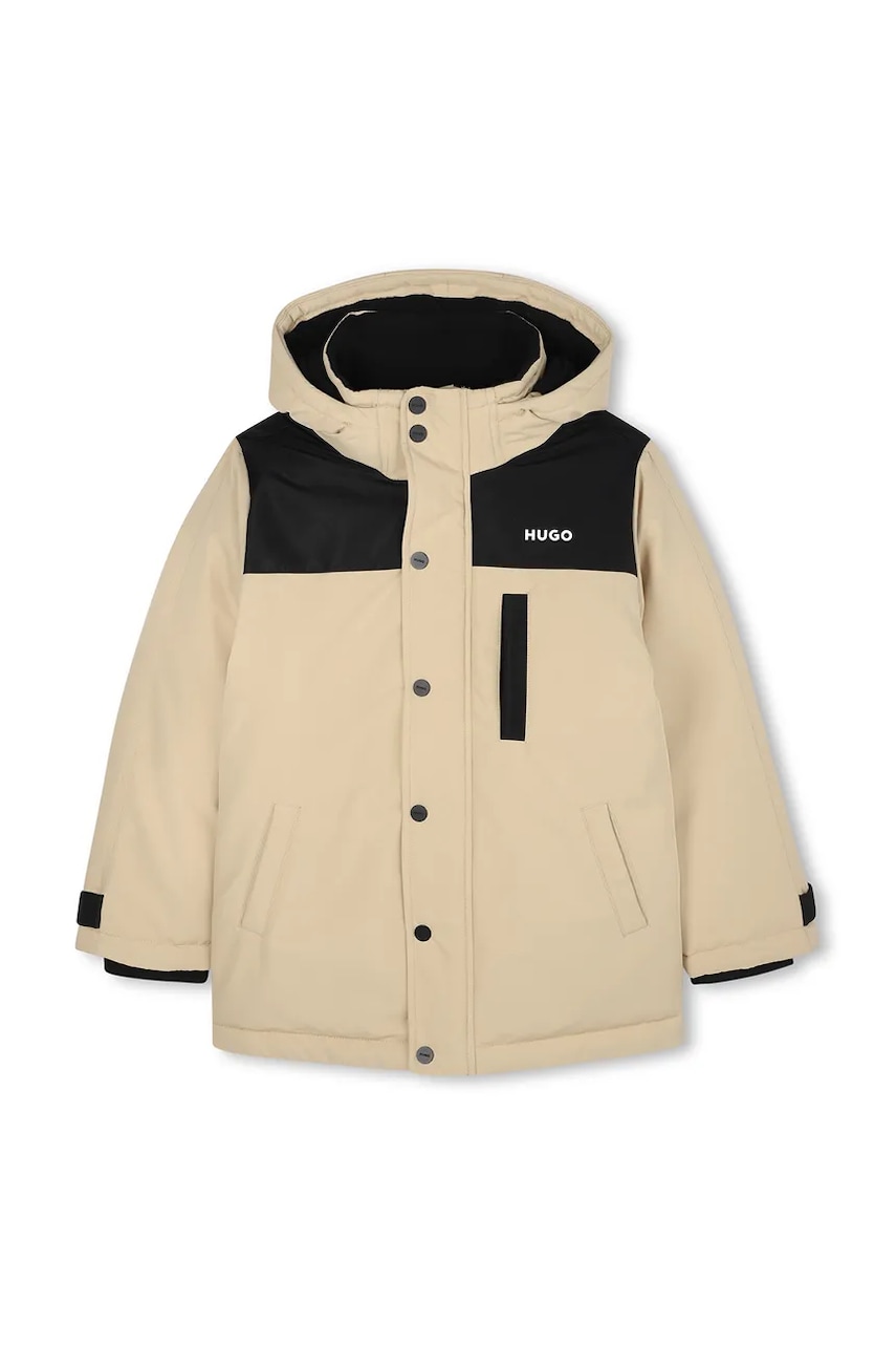 Детская куртка HUGO цвет бежевый G00485 в Киеве Детская куртка HUGO цвет бежевый G00485 в Киеве