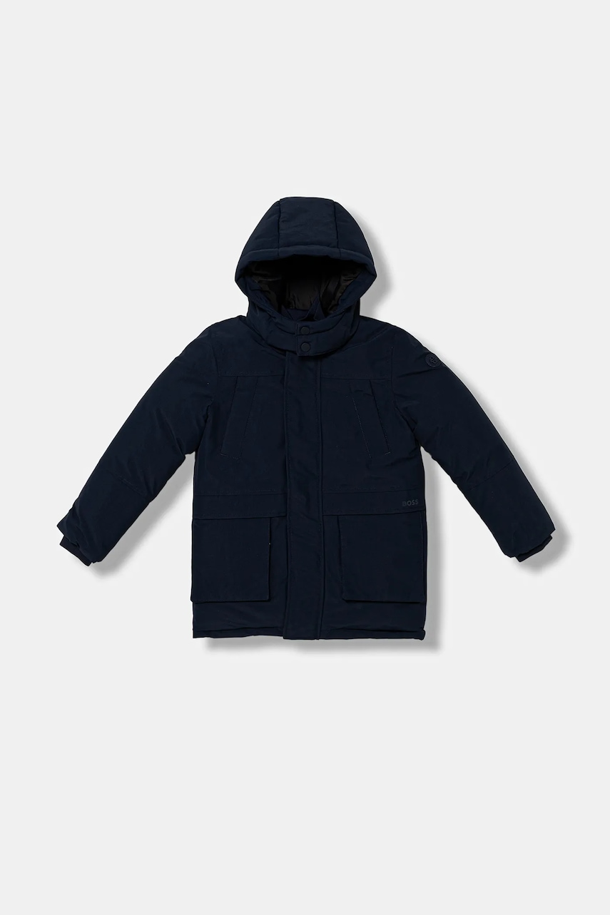 BOSS geacă copii culoarea bleumarin, J52388 - 0 | YEO