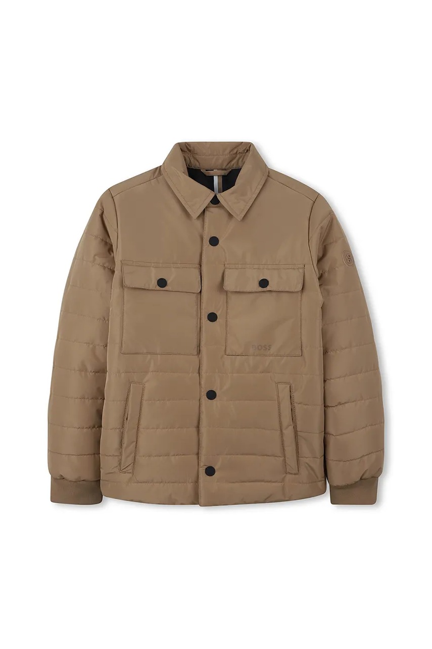 Детская куртка BOSS цвет коричневый J52392